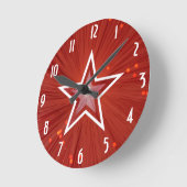 Rund um die Uhr Red Star 'Numbers' (Winkel)