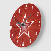 Rund um die Uhr Red Star 'Numbers' (Winkel)
