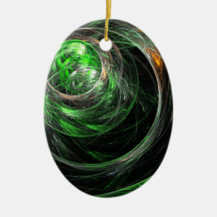 Rund um die Welt Abstrakte Kunst Keramikornament