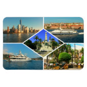 Rund um die Welt Magnet (Horizontal)