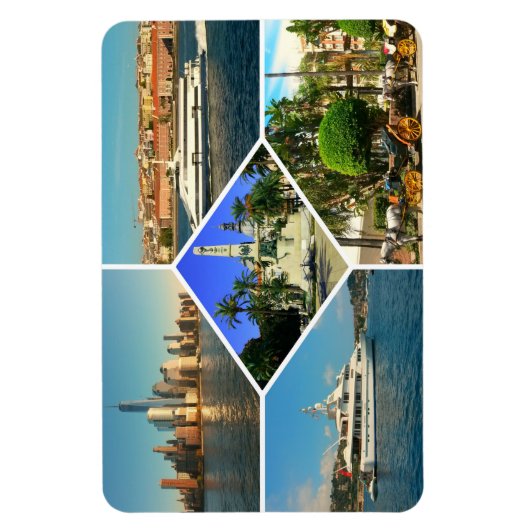 Rund um die Welt Magnet (Vertikal)