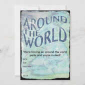 rund um die Welt: Passseite Einladung (Rückseite)