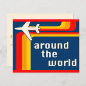 rund um die Welt Retrostreifen (Vorne/Hinten)