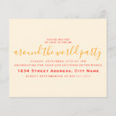 rund um die Welt Retrostreifen (Rückseite)