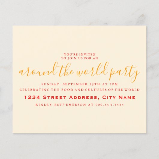 rund um die Welt Retrostreifen (Rückseite)