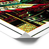 Rund um die Welt Vintage Reise Poster (Ecke)