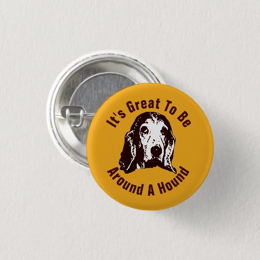 Rund um ein Hound Button (Vorne & Hinten)