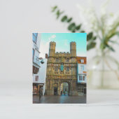 Rund um Großbritannien: Canterbury Cathedral Gate Postkarte (Stehend Vorderseite)