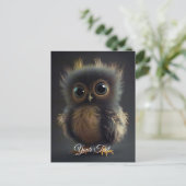 Rund um Owlet. Postkarte (Stehend Vorderseite)