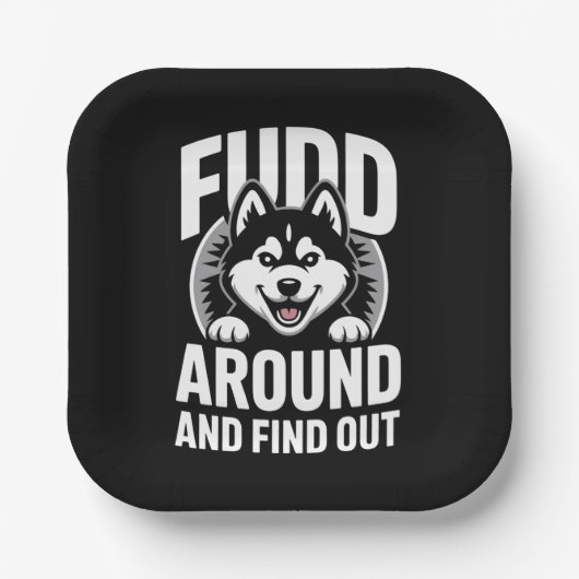 Rund um und erfahren pappteller (Vorderseite)