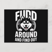 Rund um und erfahren postkarte (Vorderseite)