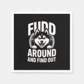 Rund um und erfahren serviette (Vorderseite)