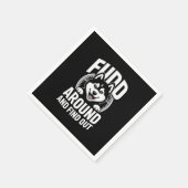 Rund um und erfahren serviette (Ecke)