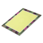 Rund und farbenfroh, modern dekoriert Fraktal Kuns Notizblock (angewinkelt)