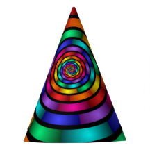 Rund und psychedelische farbenfrohe moderne Frakta