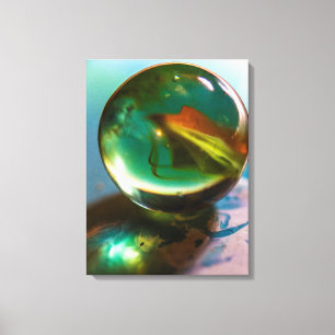 RUND UND RUND 18 X 24 UMWICKELTE LEINWAND