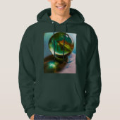 Rund-und-Runde-Sweatshirt, gehoodet Hoodie (Vorderseite)