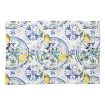 Rund,verziert,spanisch,mediterran,Zitrone,