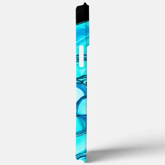 Rund wie Steine in Aquamarin ähnlichen Tönen Case-Mate iPhone Hülle (Rückseite / Rechts)