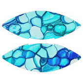 Rund wie Steine in Aquamarin ähnlichen Tönen Football (Paneele)