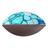 Rund wie Steine in Aquamarin ähnlichen Tönen Football (Gedreht 90)