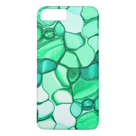 Rund wie Steine in klaren Grün- bis Minze-Tönen Case-Mate iPhone Hülle