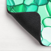 Rund wie Steine in klaren Grün- bis Minze-Tönen Mousepad (Ecke)