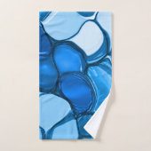 Rund wie Steine in königsblauen Tönen Badhandtuch Set (Handtuch)