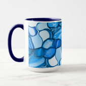 Rund wie Steine in Tönen ähnlich königsblau Tasse (Links)