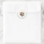 Rundadressen Runder Aufkleber (Tasche)