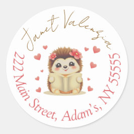 Rundadressen Runder Aufkleber