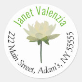 Rundadressen Runder Aufkleber (Vorderseite)