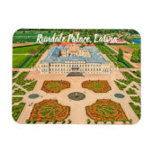 Rundāle Palace Lettland stilisiert Magnet (Horizontal)
