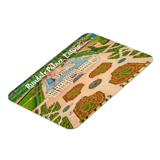 Rundāle Palace Lettland stilisiert Magnet (Linke Seite)