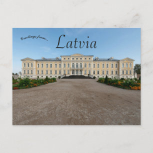 Rundale-Palast in Lettland Postkarte
