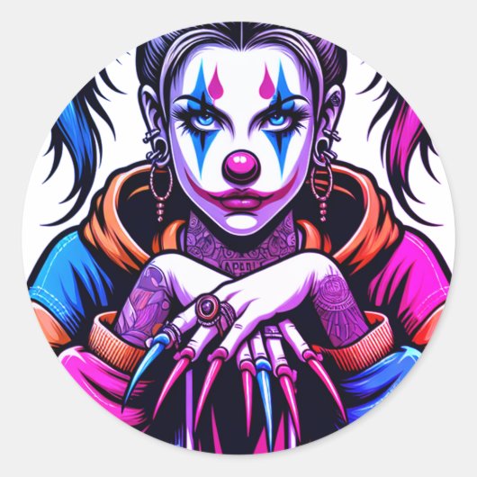 Rundaufkleber -3 runder aufkleber (Vorderseite)