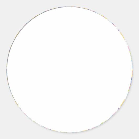 Rundaufkleber an der Blumengrenze D4 Runder Aufkleber (Vorderseite)