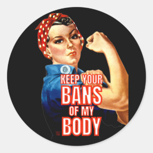 Rundaufkleber "FRAUENRECHTE 101" Runder Aufkleber