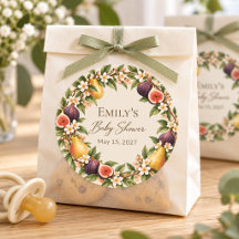 Rundaufkleber für lokal angebaute Babyparty