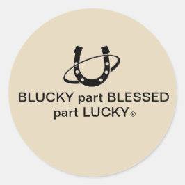 Rundaufkleber, glänzend, groß 3 Zoll (6 pro Blatt) Runder Aufkleber