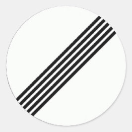 Rundaufkleber mit Restriktionsschluss endet Schild Runder Aufkleber