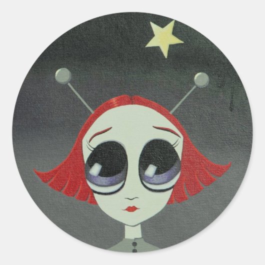 Rundaufkleber Runder Aufkleber (Vorderseite)