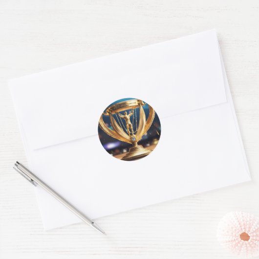 Rundaufkleber Runder Aufkleber (Umschlag)