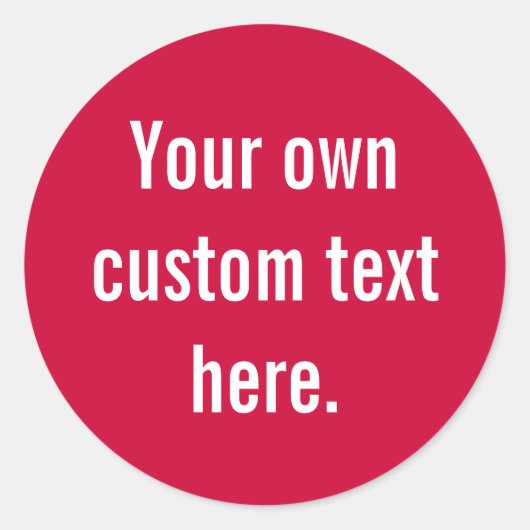 Rundaufkleber Runder Aufkleber (Vorderseite)