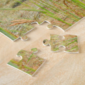 Rundbälle im Sommer Bauer Hay Field Scene Puzzle (Seite)