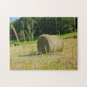Rundbälle im Sommer Bauer Hay Field Scene Puzzle (Horizontal)
