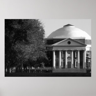 Rundbau an der Dämmerung Poster