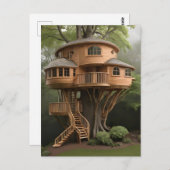 Rundbaum Postkarte (Vorne/Hinten)