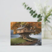 Rundbaumposter Postkarte (Stehend Vorderseite)