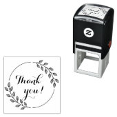 Rundblätter doppelter Kranz Dankeschön Permastempel (Beispiel)